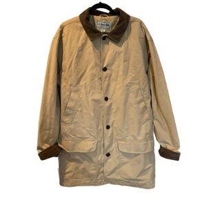 Vintage L.L. Bean Cotton Canvas Field, Chore, Barn Jacket XL Tall Rare Lining
